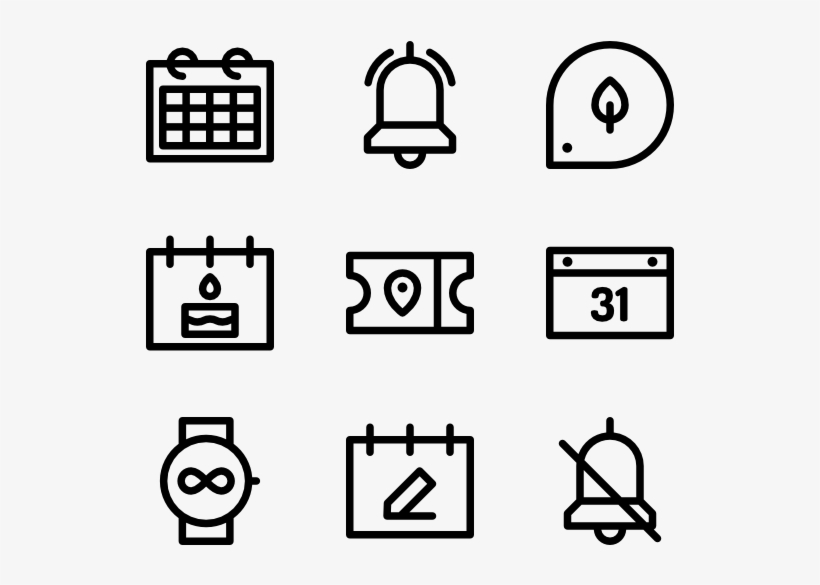 Calendar And Date - Social Media Logo Drawings, transparent png