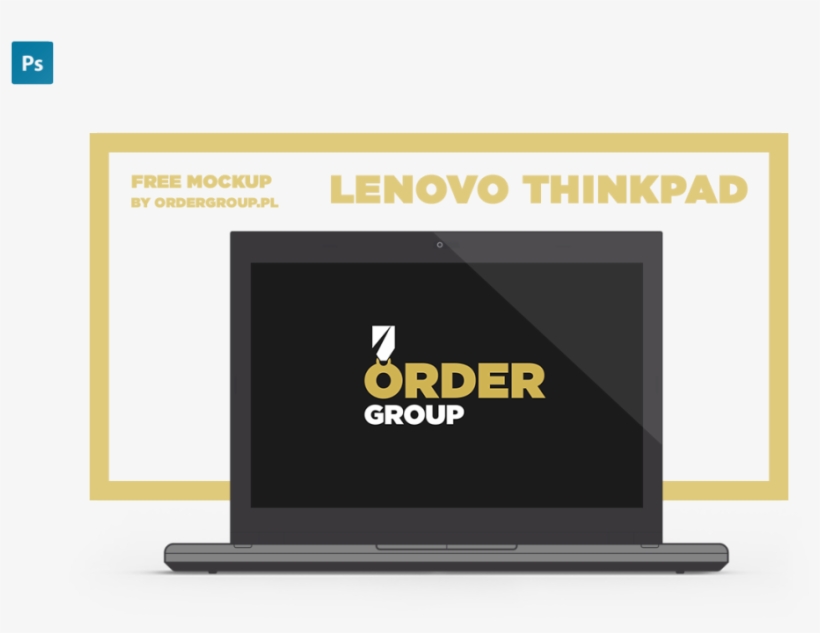 Lenovo Thinkpad Free Mockup - Lenovo Thinkpad Mockup, transparent png