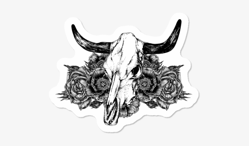 Owl Spirit $3 - Pen Drawing Bull Skull, transparent png