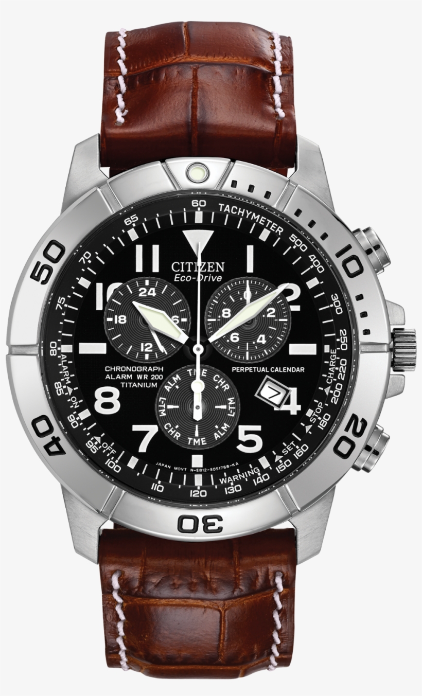Images - Citizen Eco Drive Titanium Perpetual Calendar Chronograph, transparent png
