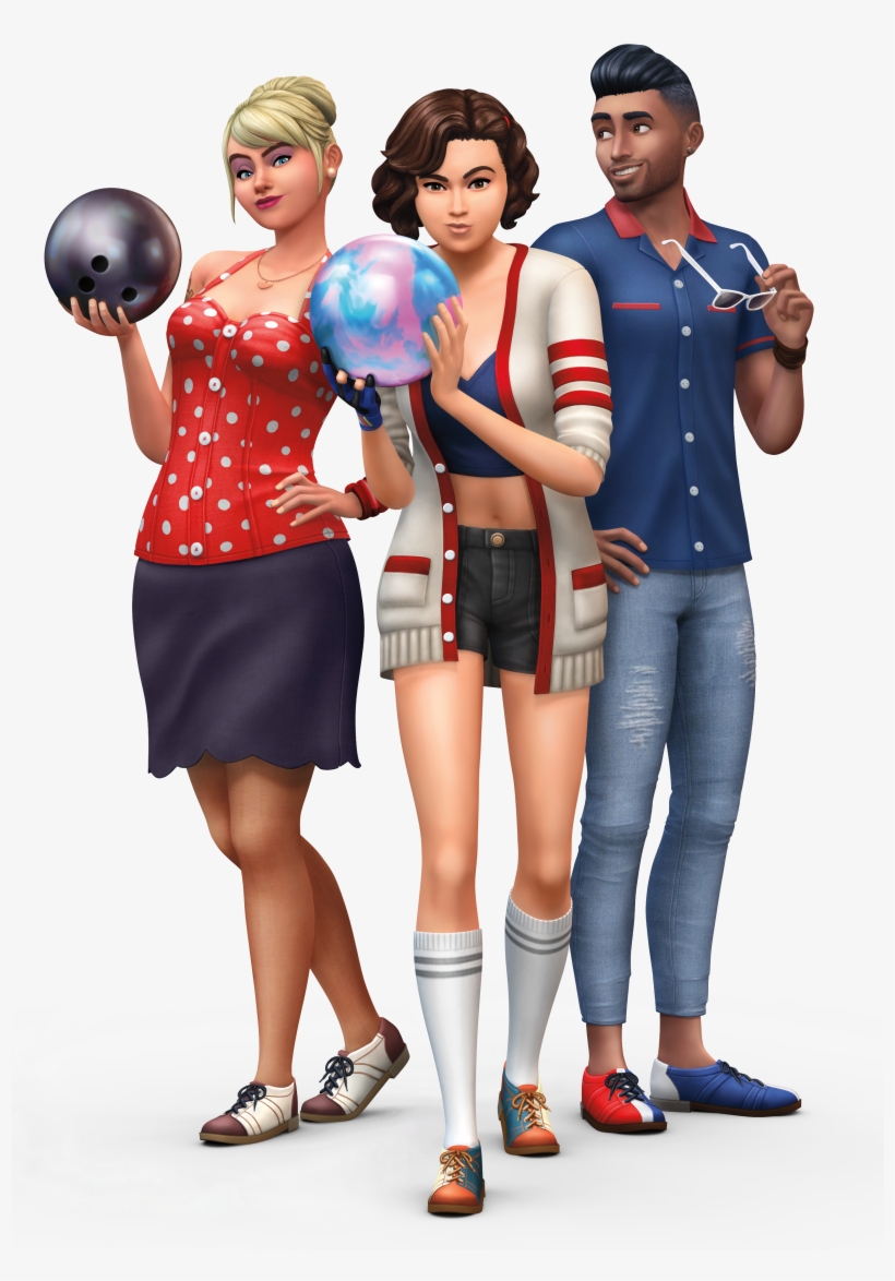 Official Sims 4 Bowling Night Assets Provided By Ea - Sims 4 Bowling, transparent png