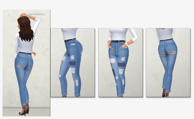 Picture Royalty Free Download Love Cc Finds Tajsiwel - Tl Rossen Af Jeans, transparent png