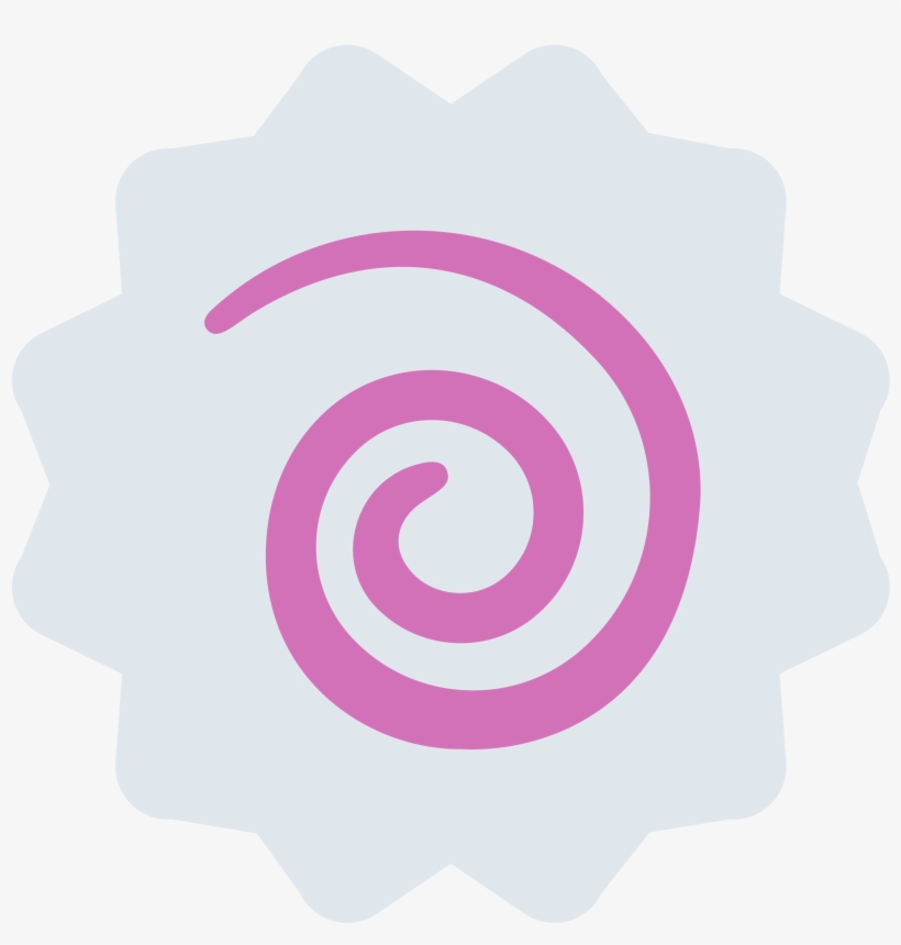 Fish Cake With Swirl Design - Fish Cake Pink Swirl Emoji, transparent png