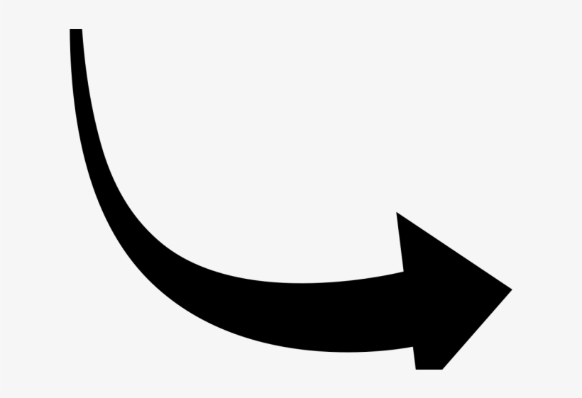 Curve Clipart Arrow, transparent png