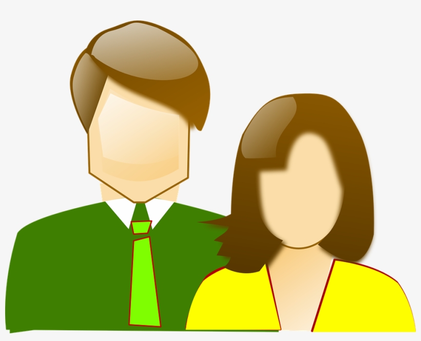 Women Clipart Son - Clipart Mom And Dad, transparent png