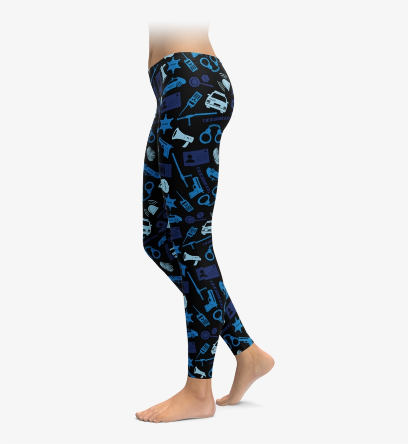 Police Icon Leggings - Mandala Leggings, transparent png