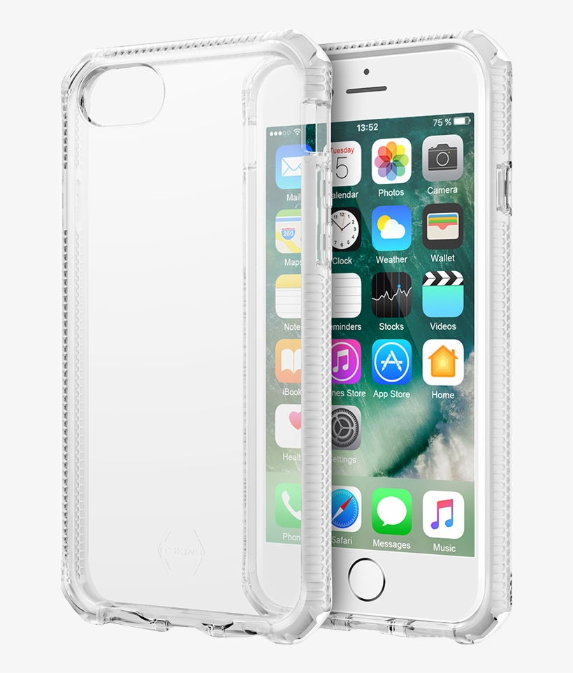 Itskins Spectrum Case For Iphone 6 7 8 Clear - Iphone 8 Plus Red Cases, transparent png
