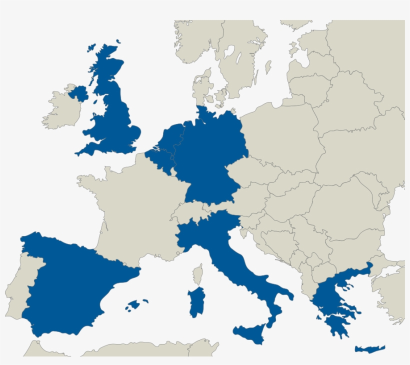 Europe Map With Eu Flag, transparent png