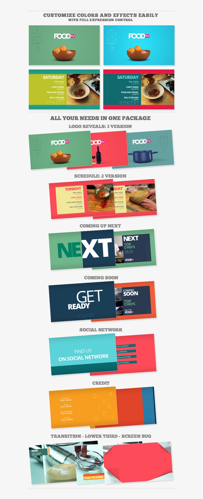 Food Tv Broadcast Package - Publication, transparent png