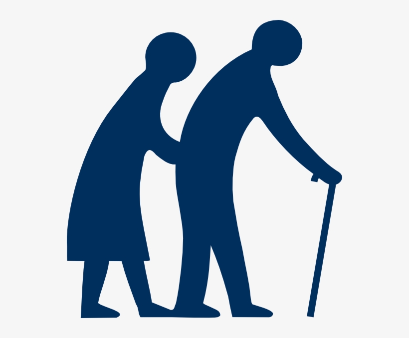 How To Set Use Elderly Silhouette Svg Vector, transparent png