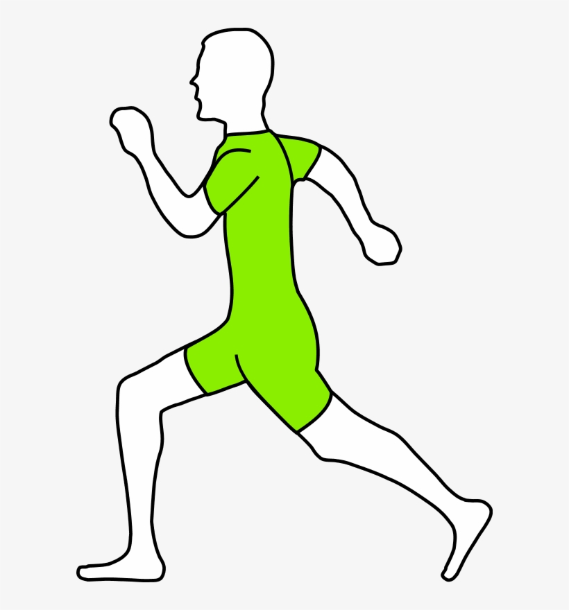Jogging Pictures - Run Coloring Page, transparent png