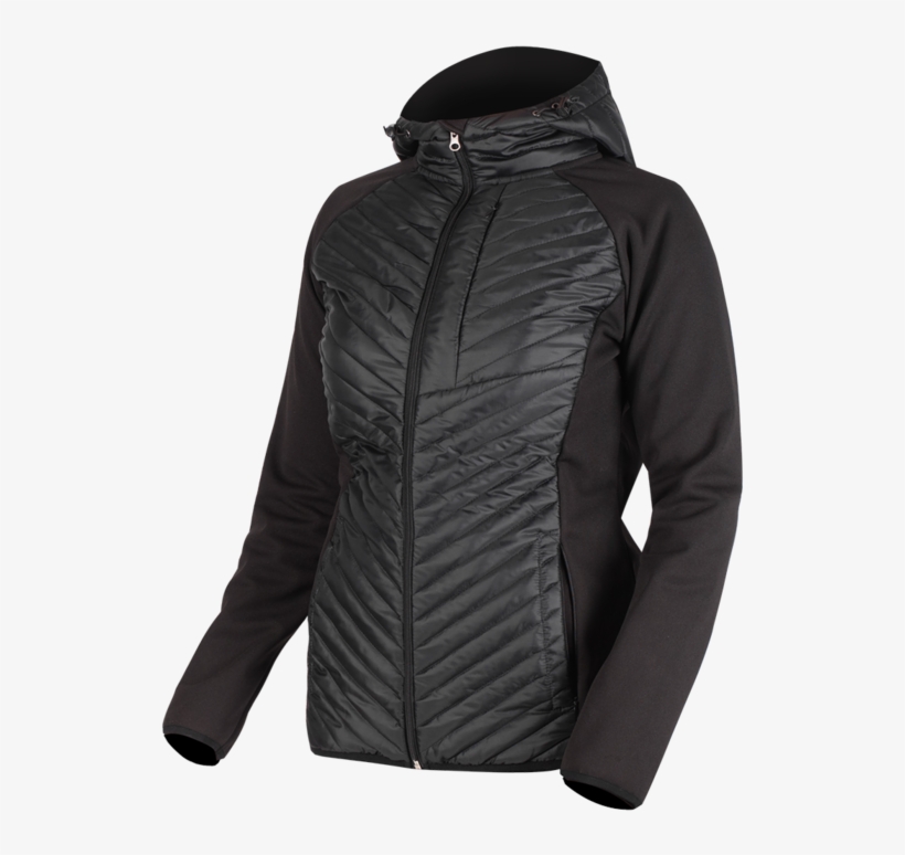 Fxr W Phoenix Quilted Hoodie Black/charcoal - Sweatshirt, transparent png