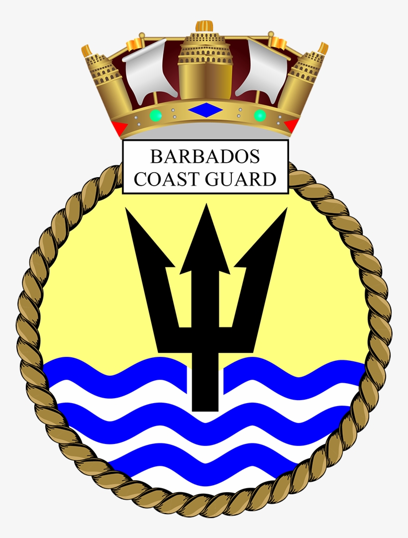 The Barbados Defence Force - Barbados Coast Guard Crest, transparent png