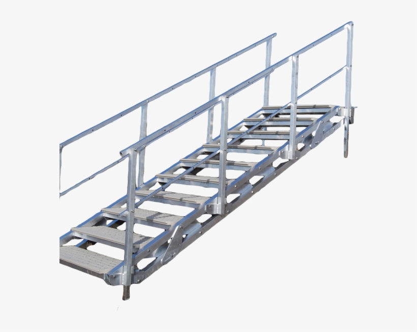 10 Step Articulating Stair - Handrail, transparent png
