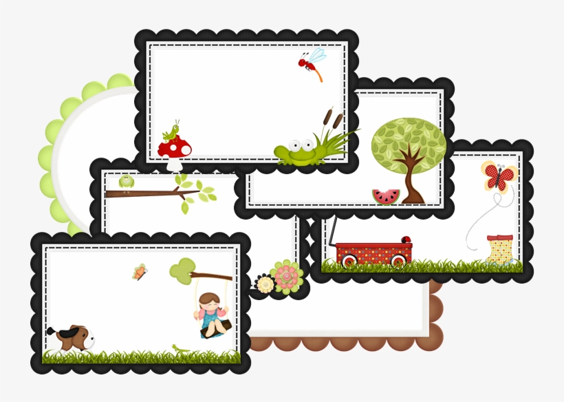 Free Editable Book Labels, transparent png
