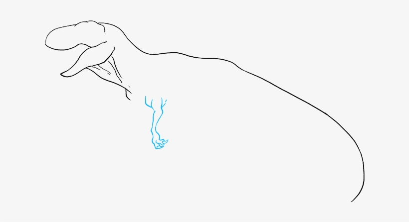How To Draw Tyrannosaurus Rex - Sketch, transparent png