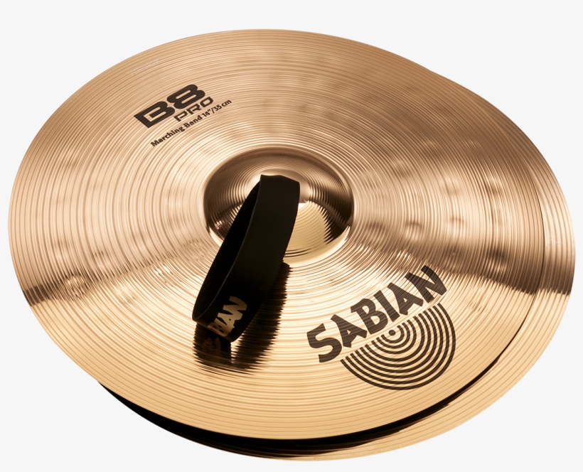 Sabian 31422b B8 Pro Marching Band Crash Cymbals - Sabian Aax, transparent png