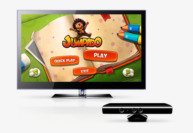 Jumpido On Tv With Kinect - Xbox 360 Kinect, transparent png