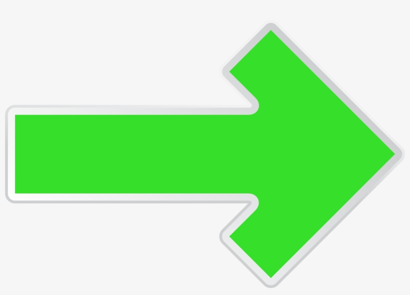 Arrow Green Right Transparent Png Clip Art Image - Long Green Right Arrow, transparent png