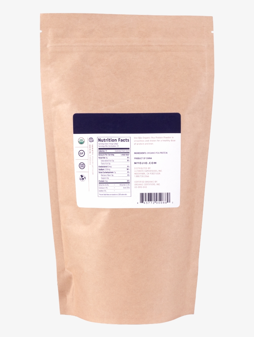 Ojio Bag Pea Protein Back 1, transparent png