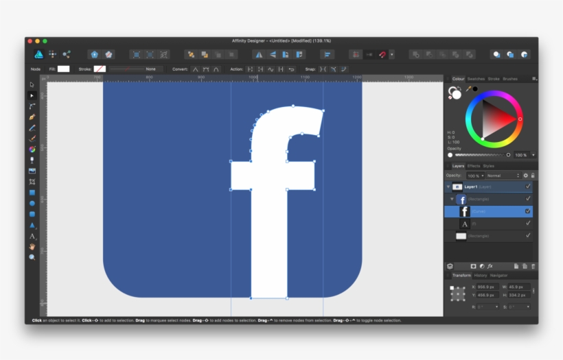Be Sure Not To Select The Topmost Nodes, As They Will - Affinity Designer, transparent png