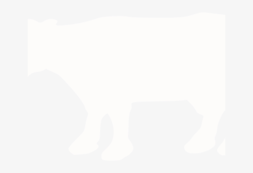 Silhouette Clipart Cow - Silhouette, transparent png