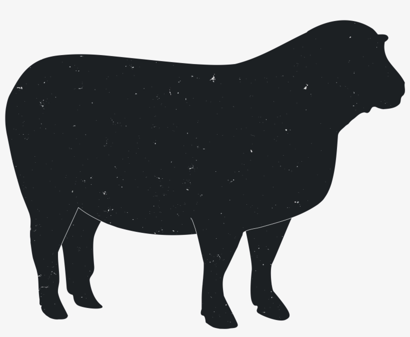 Cattle Silhouette Animal Silhouettes Transprent Png - Buey Png Silueta, transparent png