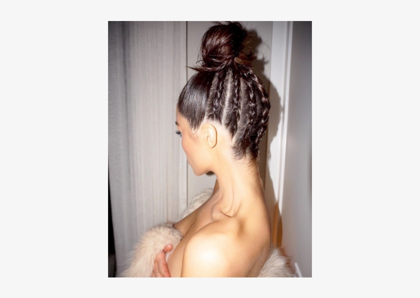 10 Times Celebrity Hairstylist Justine Marjan Gave - Chignon Avec Tresse Coller, transparent png