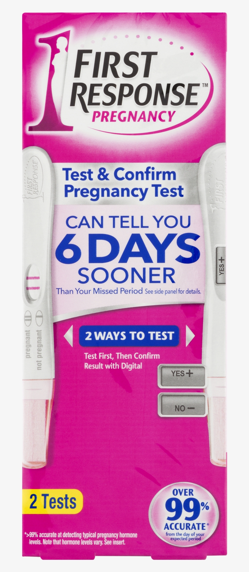 Download Transparent First Response Test Confirm Pregnancy Test 