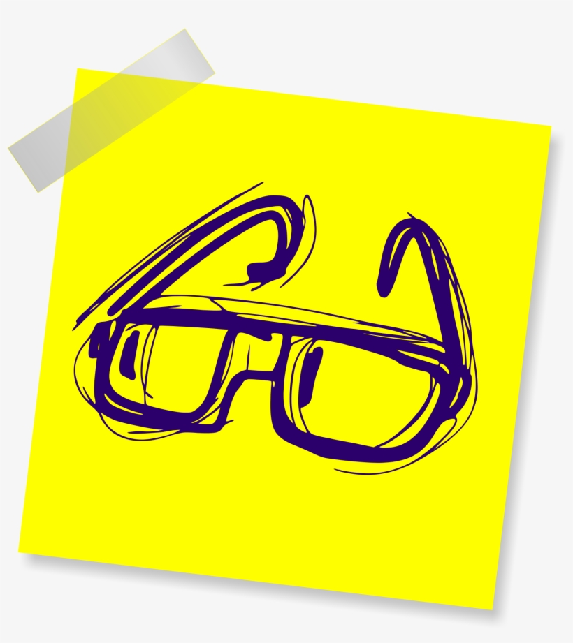Reading Glasses Glasses Reading 1460521 - Png Goggles Effect Picsart, transparent png