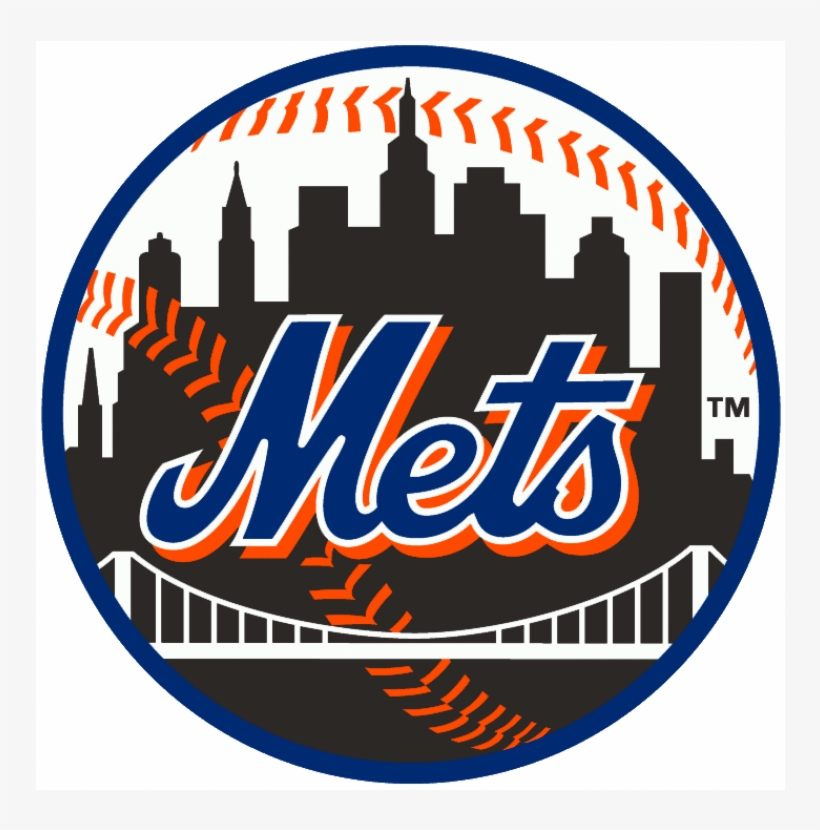 New York Mets Logos Iron On Stickers And Peel-off Decals - New York Mets Black Logo, transparent png