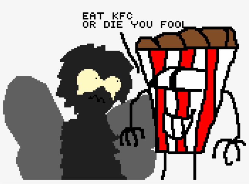 Evil Kfc Bucket - Illustration, transparent png