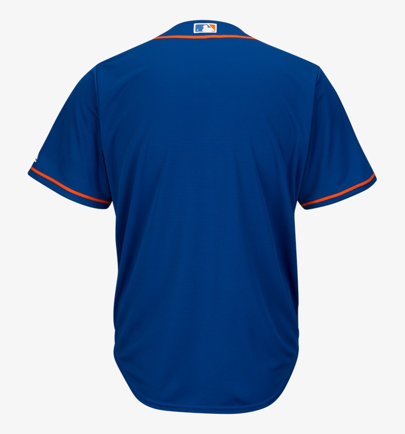 Mlb New York Mets Cool Base® Majestic Replica Jersey - Polo Turquesa Con Negro Deportivo, transparent png