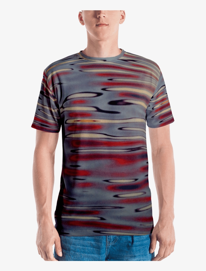Water Ripples Men's T-shirt - T-shirt, transparent png