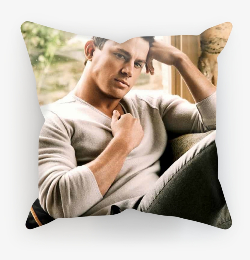 Channing Tatum ﻿sublimation Cushion Cover - Channing Tatum, transparent png