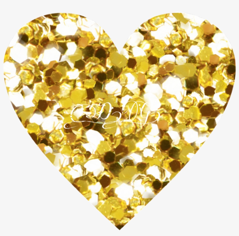 Goldheart Sticker - Heart, transparent png