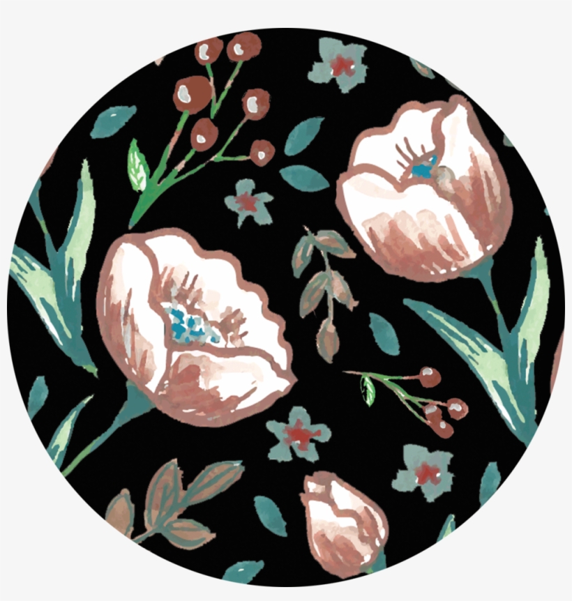 Early Spring Pattern Circle Largest - 1000x1003 PNG Download - PNGkit