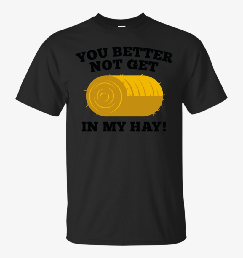 You Better Not Get In My Hay Hay Bale T Shirt & Hoodie - Active Shirt, transparent png