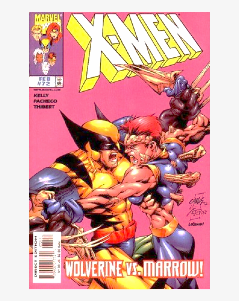Купете Comics 1998 02 X Men - X Men Comic Marrow, transparent png