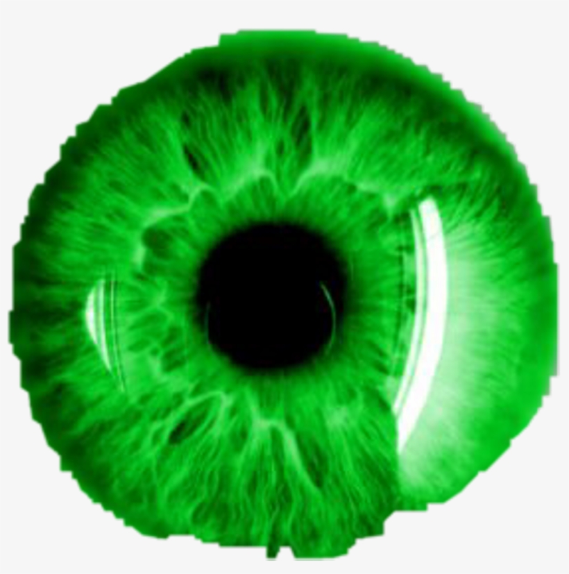 Green Green Eyes Eyes Iris Green Iris Freetoedit Neon - Neon Green Contacts For Halloween, transparent png