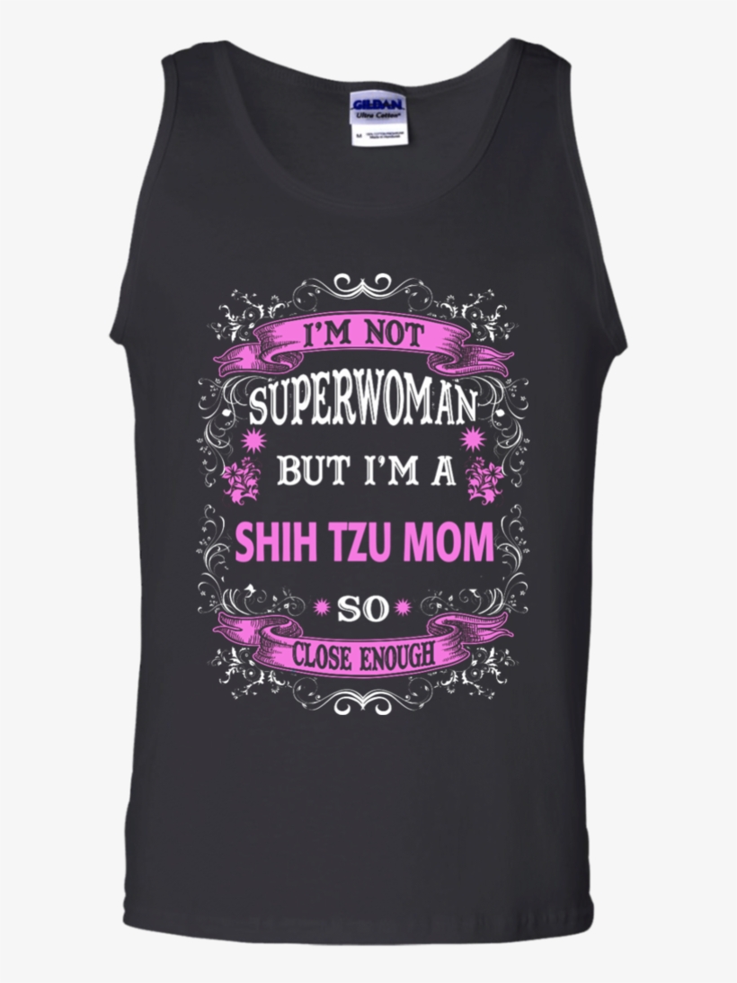 Not Superwoman But I'm A Shih Tzu Mom Tank Top - Help More Bees Plant More Trees, transparent png