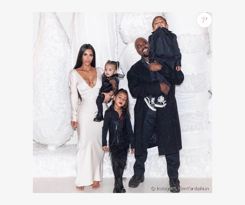 Kim Kardashian Et Kanye West Avec Leurs Enfants - January 2019 Kim Kardashian, transparent png