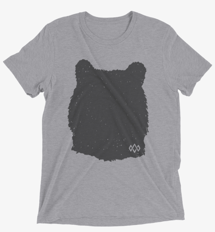 Bear Face Short Sleeve T-shirt - Huitzilopochtlis Shirt, transparent png