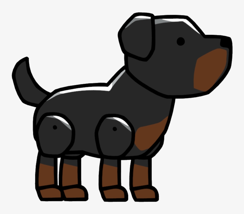 Rottweiler - Scribblenauts Dogs, transparent png