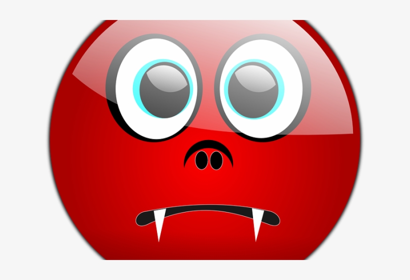 Fangs Clipart Vampire Face - Devil Face, transparent png