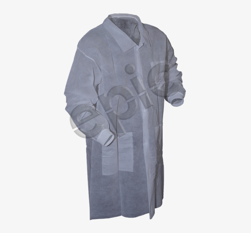 Epic Basic Protection Cleanroom White Lab Coat Case - Active Shirt, transparent png