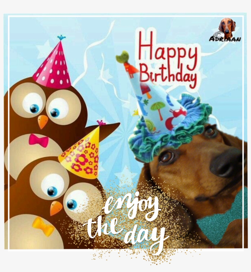 Check Out The Sticker I Made With - Happy Birthday Beth Owls, transparent png