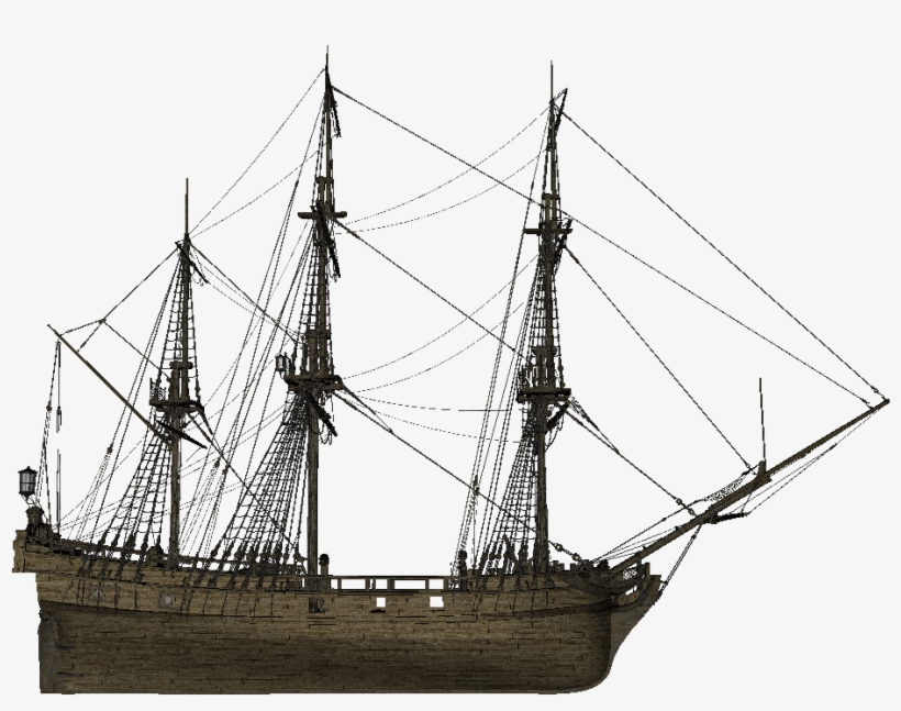 Tall Ships Pngs - Ship Art Medieval, transparent png