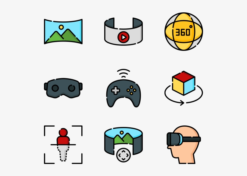 Virtual Reality, transparent png