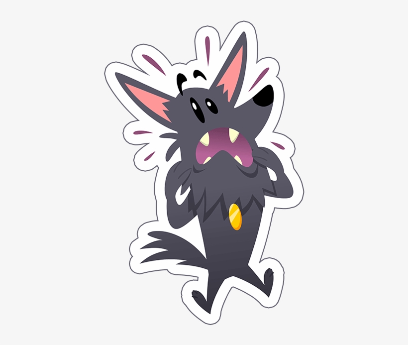 Cute Funny Dog Comic Stickers Messages Sticker-4 - Cartoon, transparent png